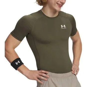 Under Armour HeatGear SS Compression Shirt Herren Armeegrün X-Large