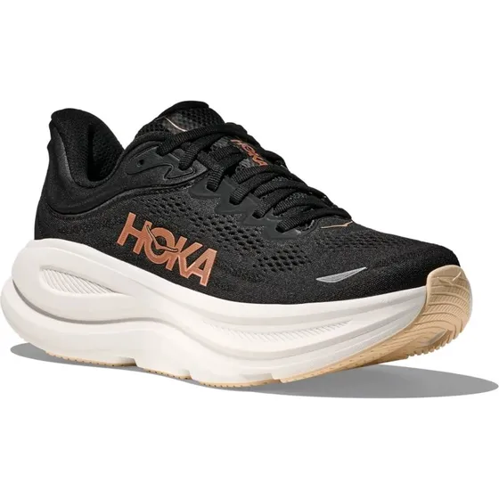 Hoka Women's Bondi 9 Straßenlaufschuhe - Hellblau/Rosa