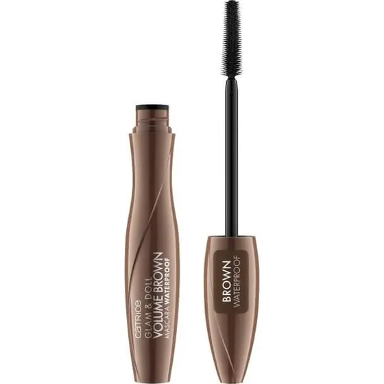 Catrice Glam & Doll Wasserfeste Mascara, Braunes Volumen, 10 ml