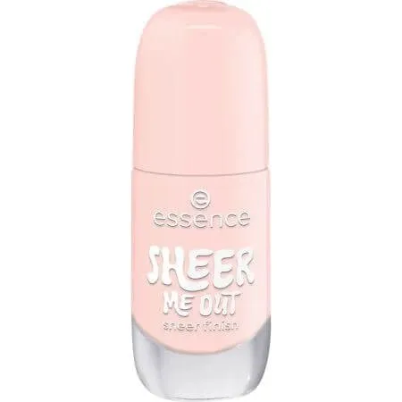 essence Gel-Nagellack 04 Sheer me Out, Pfirsichton, 8 ml