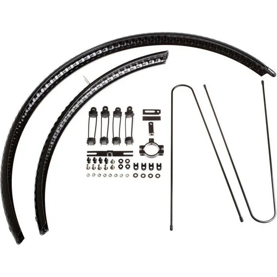 BLB Hammered Fenders 28" schwarz poliert