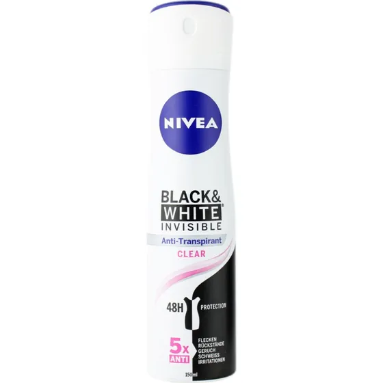 Nivea Deo Spray Invisible Black & White 150ml