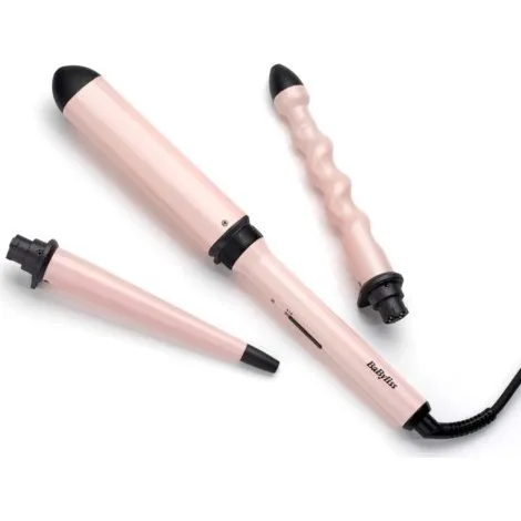 BaByliss Curl & Wave Trio MS750E (Schwarz/Pink)