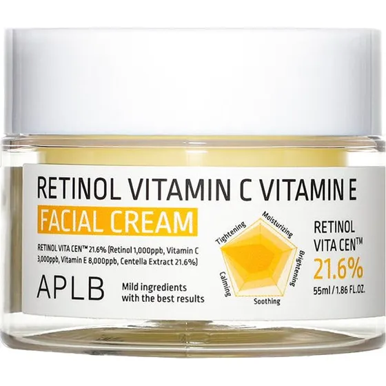 APLB Retinol + Vitamin C + Vitamin E Gesichtscreme 55 ml