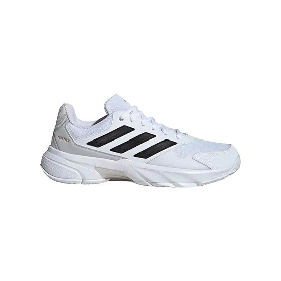 adidas CourtJam Control 3 Tennisschuhe Weiß/Schwarz/Grau