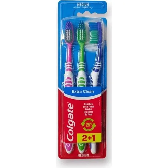 Colgate Extra Clean Zahnbürste 3 Stück