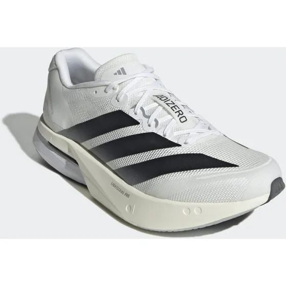adidas Adizero Boston 13 Laufschuhe Weiß/Schwarz 42 2/3