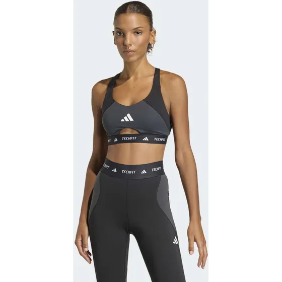 adidas Techfit Workout Color Block Sport-BH mit Climacool