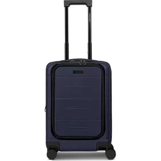 Police London 4-Rollen-Kabinentrolley 55 cm dark navy mit Laptopfach und Dehnfalte