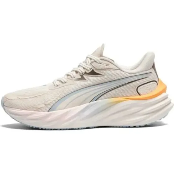 Puma Velocity NITRO 4 Damen Laufschuhe Weiß/Orange, Gr. 40,5