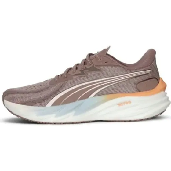 Puma Velocity NITRO 4 Laufschuhe - Braun/Blau/Orange - Gr. 46