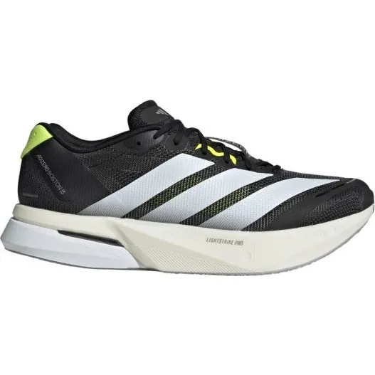 adidas Adizero Boston 13 Light Strike Pro Laufschuhe Schwarz/Weiß