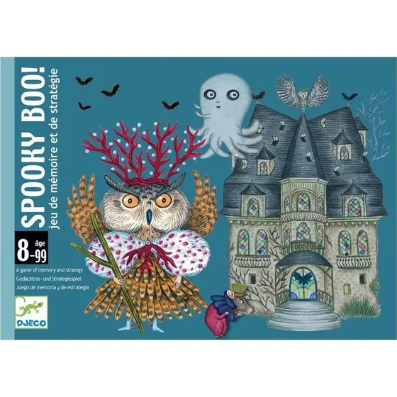 Djeco Spooky Boo Kartenspiel  Gedchtnisspiel fr Kinder ab 8