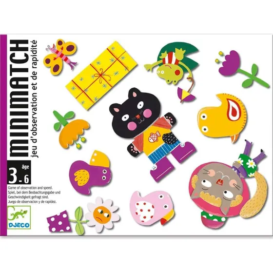 Djeco MiniMatch Kartenspiel, ab 3 Jahre