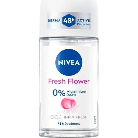 NIVEA Fresh Flower Deo-Roller 50 ml ohne Aluminium