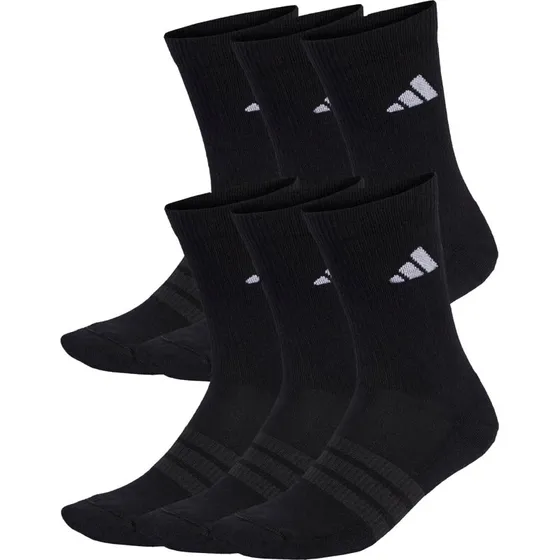 adidas Classic Cushioned Socken 6er-Pack Schwarz/Weiß - S