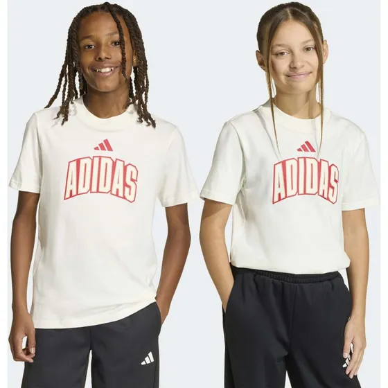 adidas T-Shirt Stadium Lettering für Basketball-Enthusiasten