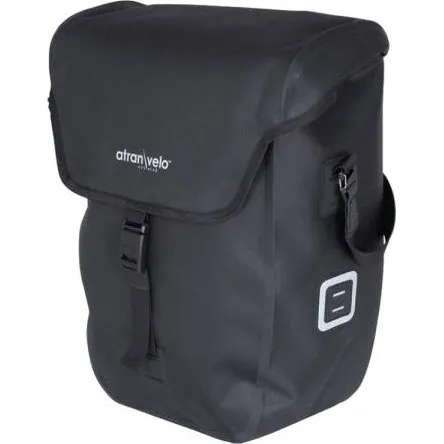 AtranVelo Commuter Side 24L wasserdichte Gepäckträgertasche Schwarz