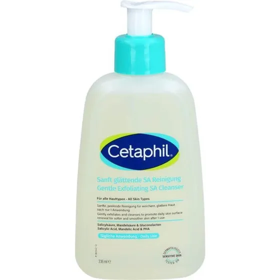 Cetaphil Basispflege Sanft glättendes SA Reinigungsgel 236 ml