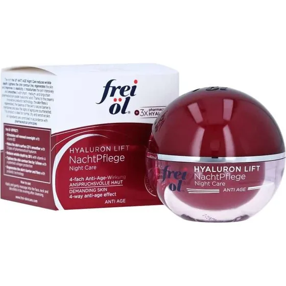 frei öl Anti Age Hyaluron Lift Nachtcreme 50 ml