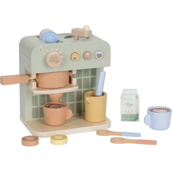 Little Dutch Holz-Kaffeemaschine Grün
