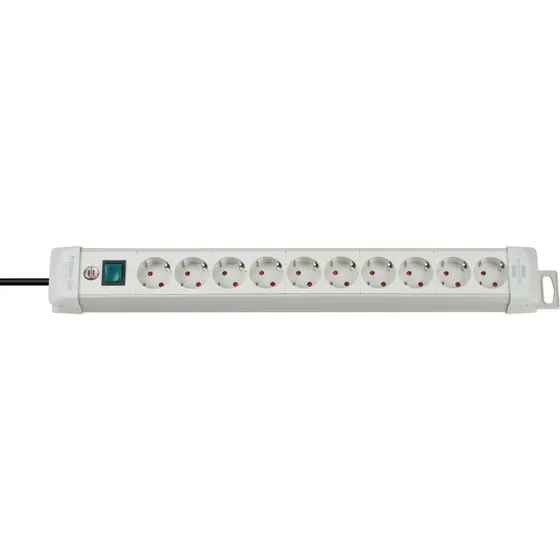 Brennenstuhl Premium-Line Steckdosenleiste 10-fach mit 3m Kabel