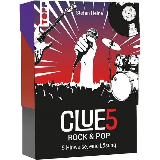 frechverlag GmbH CLUE5 Rock & Pop Quizkarten