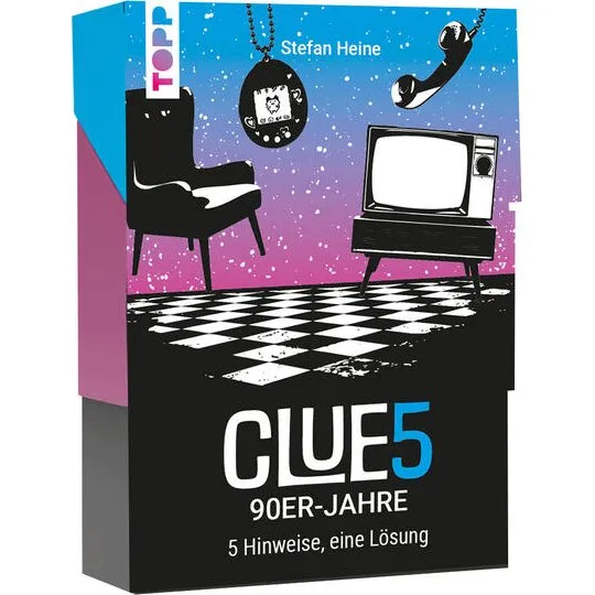 frechverlag GmbH CLUE5 90er-Jahre Quizkarten