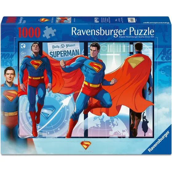 Ravensburger Superman Puzzle 1000 Teile - DC Comics Der letzte Sohn von Krypton