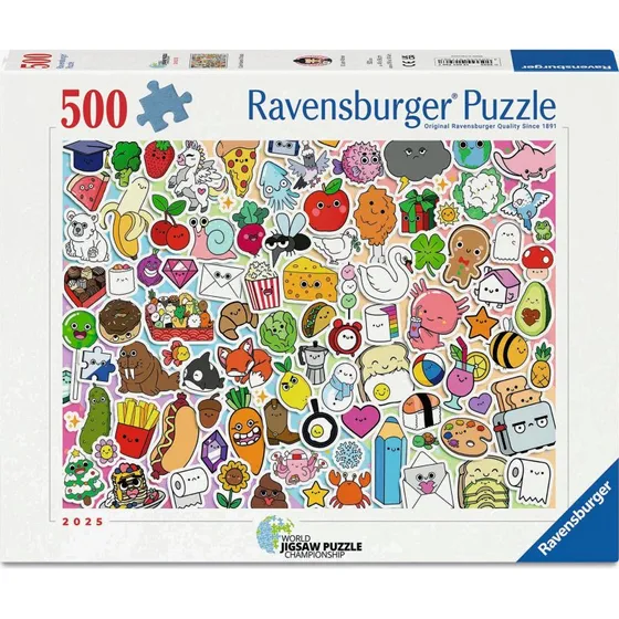 Ravensburger Puzzle Cute Kawaii Chaos - 500 Teile