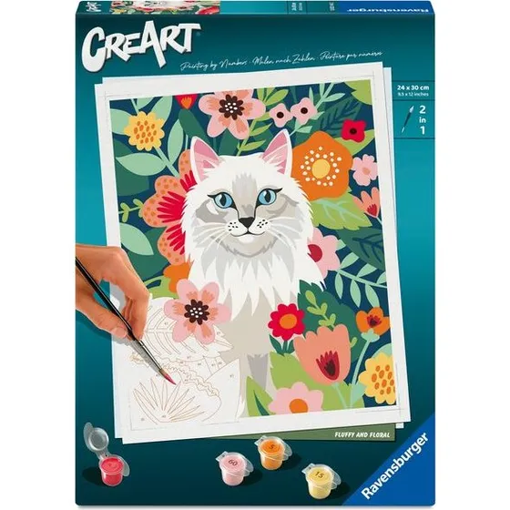 CreArt Adults Trend Malen nach Zahlen - Samtpfote