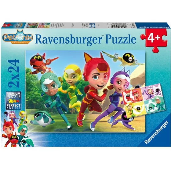 Ravensburger Petronix - Die Tierschützer: 2 Puzzles à 24 Teile