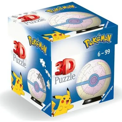 Ravensburger Pokémon 3D-Puzzle Pokéball Soin Ball (55 Teile)