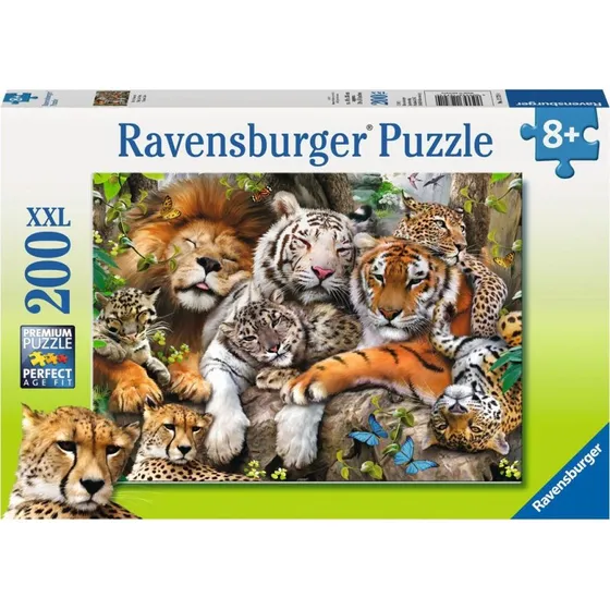 Ravensburger Puzzle Schmusende Raubkatzen 200 Teile