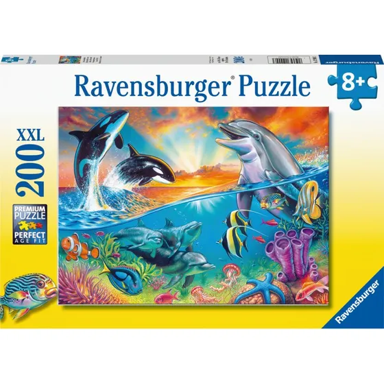 Ravensburger Kinderpuzzle Ozeanbewohner - 200 XXL Teile