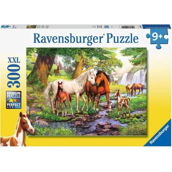 Ravensburger Puzzle Wildpferde am Fluss - 300 Teile