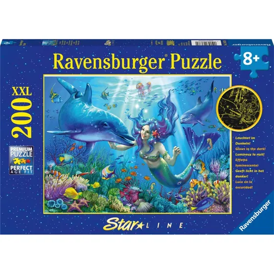 Ravensburger Leuchtendes Unterwasserparadies Puzzle 200 Teile XXL