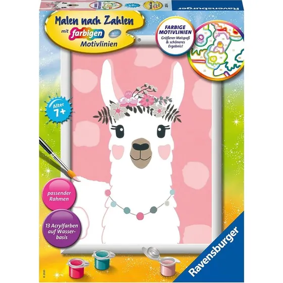 Ravensburger Malen nach Zahlen CreArt - No Drama Lama