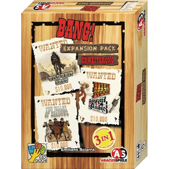 BANG! Expansion Pack - 3 Erweiterungen für erfahrene Revolverhelden