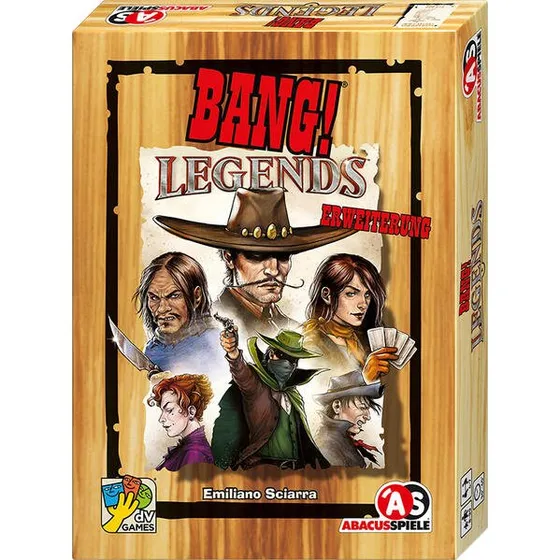 BANG! Legends - Die 6. Erweiterung für das Kartenspiel