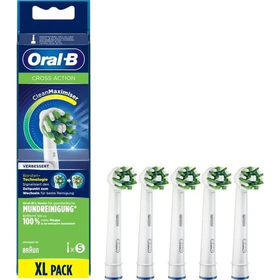 Oral-B CrossAction CleanMaximiser Brstenkpfe, 5 Stck