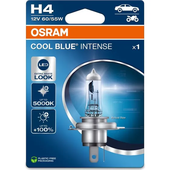 Osram COOL BLUE® INTENSE H4 60/55W 12V 5000K
