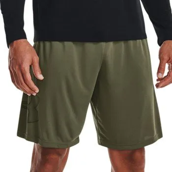 Under Armour Tech Graphic Shorts Armeegrün Herren Large