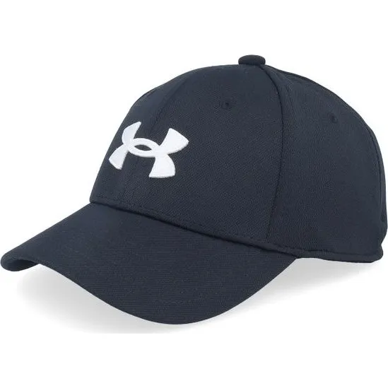 Under Armour Cap Kids Blitzing Black/White Stretch Fit