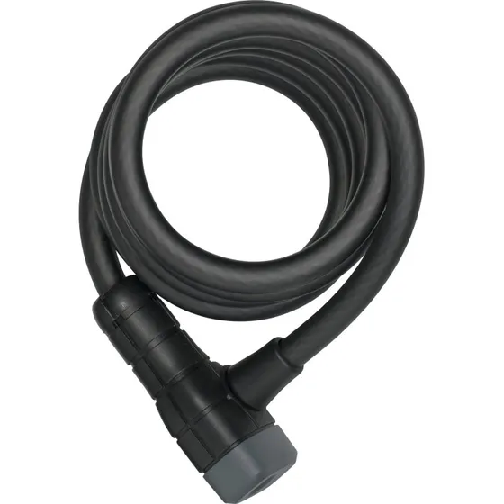ABUS Booster 6512K/180 Spiralkabelschloss, 12mm, 180cm, Schwarz