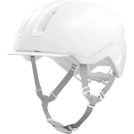 ABUS Fahrradhelm HUD-Y Pure White