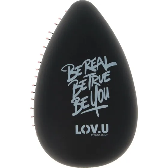 Parsa LOV.U Compact Detangler Brush - Schwarz