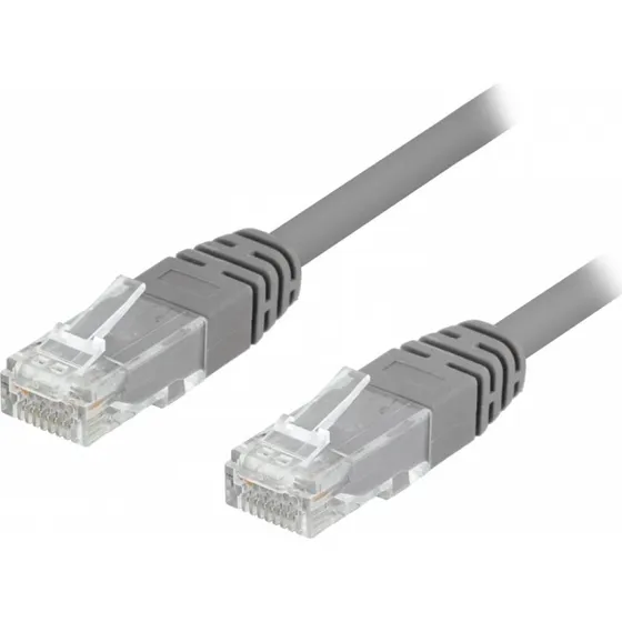 deltaco UTP Cat6 Patchkabel 3m grau LSZH