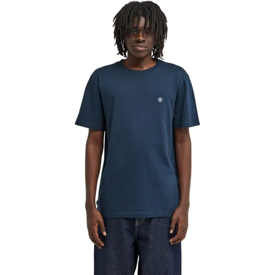 Element Icon Embroidery T-Shirt - Navy - Bio-Baumwolle