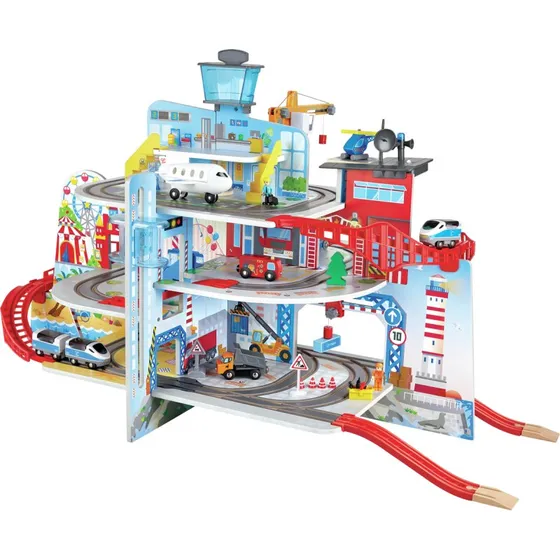 Hape Grand City Doppelstock-Zugstrecke 1088E3768
